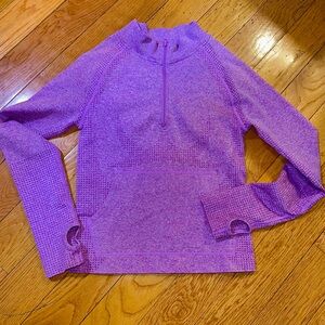 Set of 2 Kids' Purple/Blue Quarter-Zip Sweatshirt
